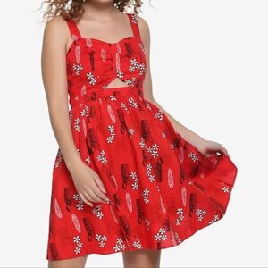 NWOT Her Universe Disney Lilo & Stitch Retro Cut-Out Dress Sz S